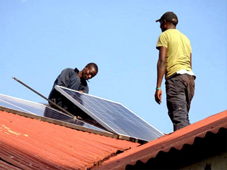 Funds raised by generous donors in the United States a number of years ago brought solar panels to the GVCP Community Center