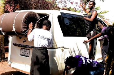 GVCP Students Inspecting new transportation vehicle